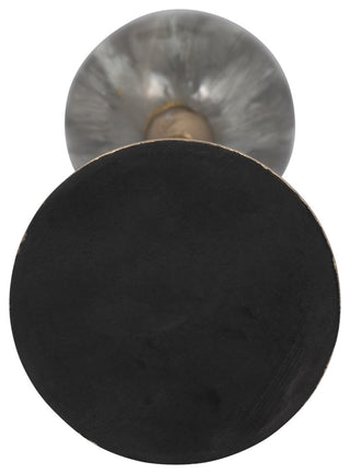 Glass, 24"H Tealight Holder, Wickhom Gray