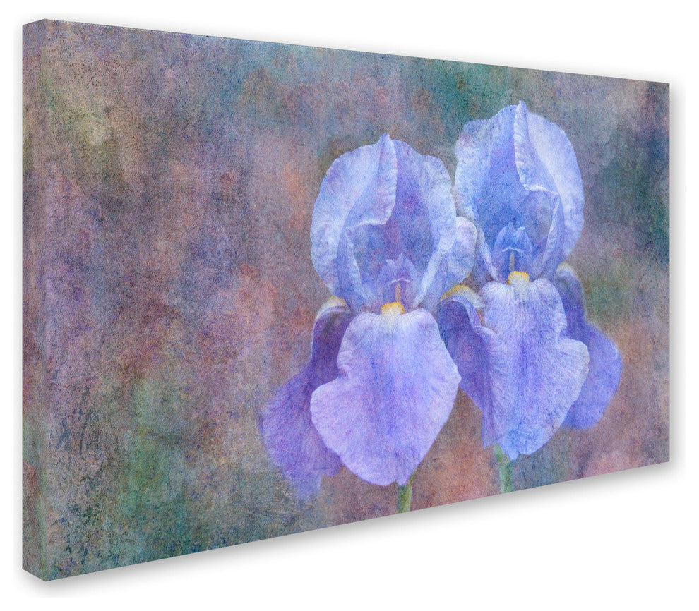 Cora Niele ''Iris Blue Rhythm'' Canvas Art