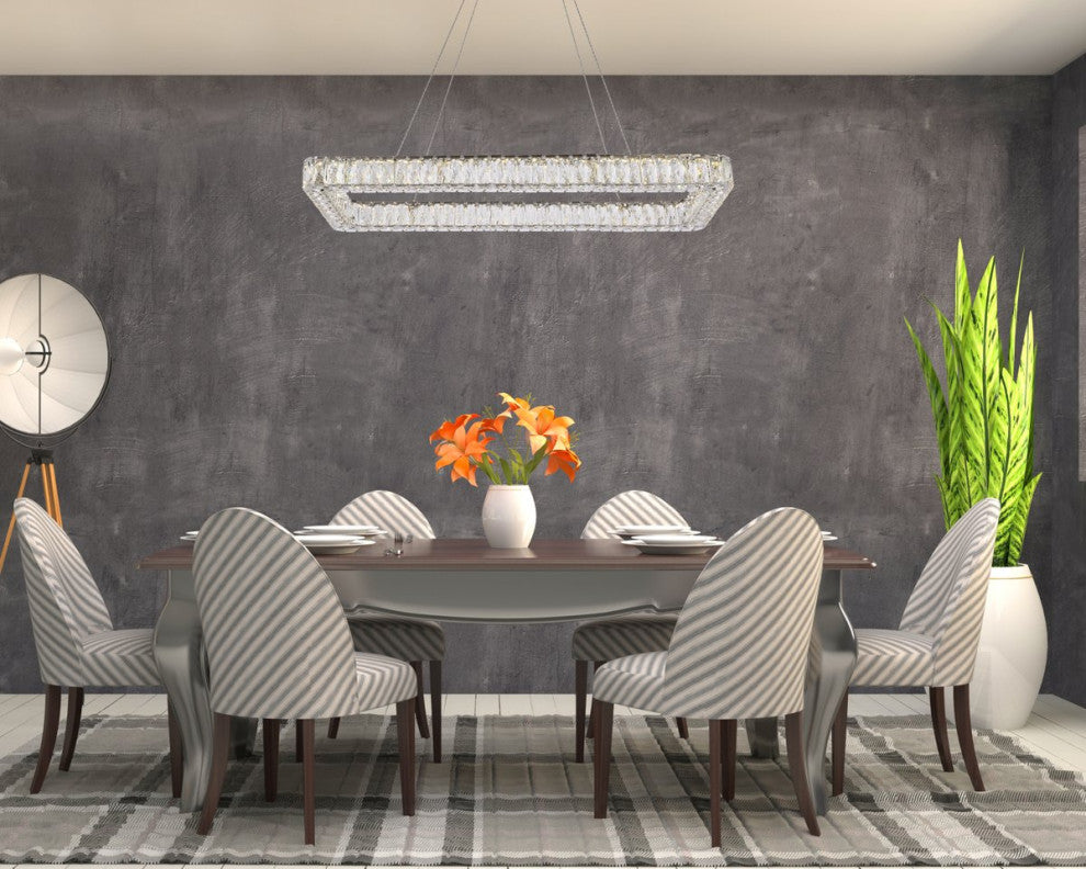 Modern Chrome 1-Light Pendant