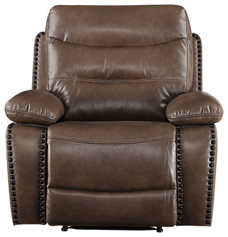 Aashi Recliner, Power Motion, Brown Leather-Gel Match