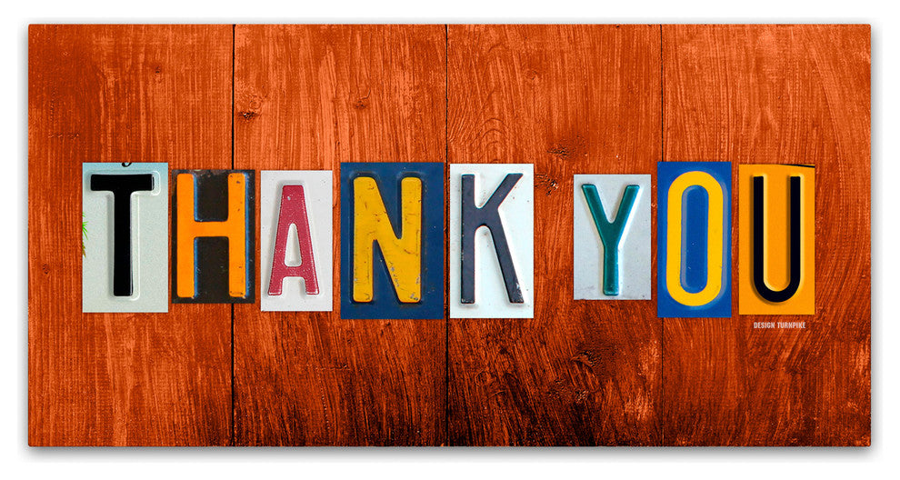"Thank You" Canvas Art by Design Turnpike