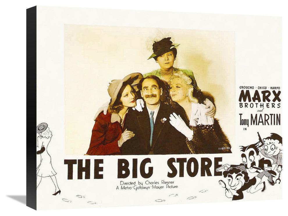 "Marx Brothers - The Big Store 07" Canvas Giclee, 22"x18"