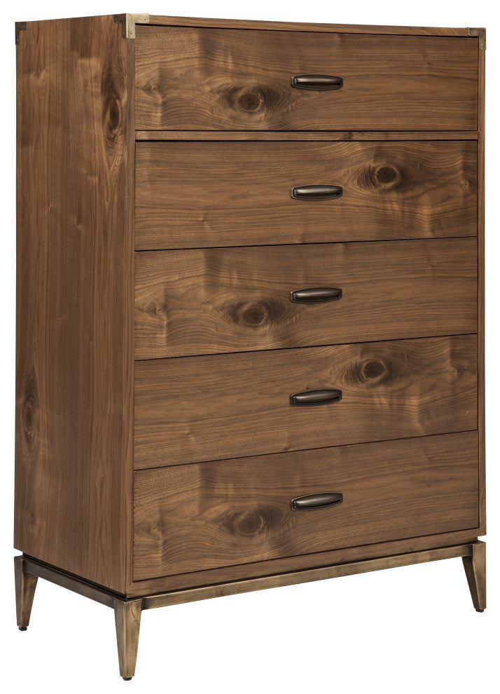 Modus Adler 6 Piece Cal King Bedroom Set With Chest, Natural Walnut