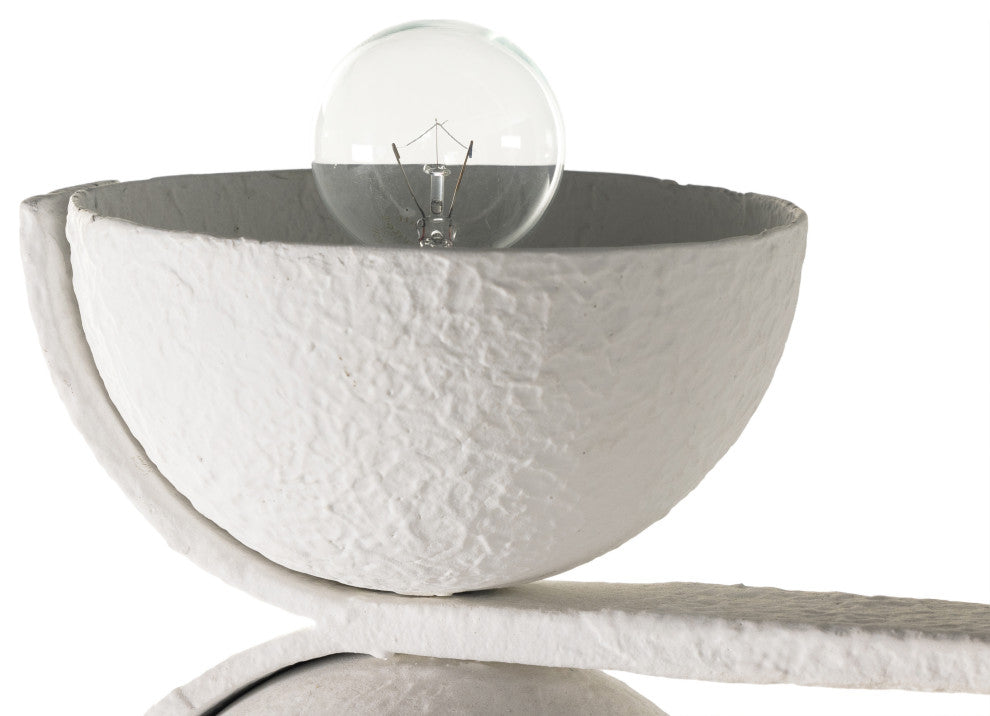 Santorini Chandelier-Matte White Plaster