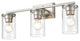 Verlana Collection 3 Light 22" Brushed Nickel Bathroom Vanity Light