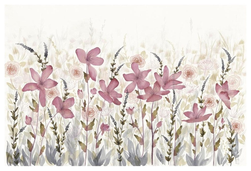 "Watercolor Garden Light" Digital Paper Print by Elyse DeNeige, 38"x26"