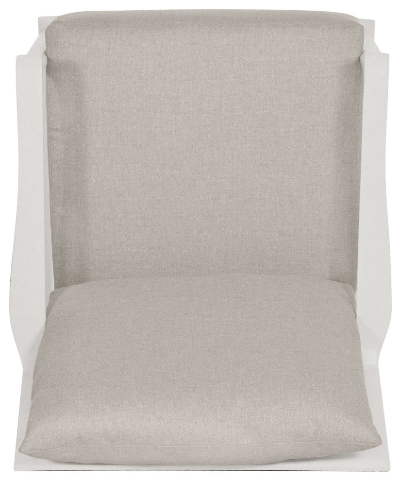 Aspen Cushion Rocking Lounge Chair, Coastal Mist