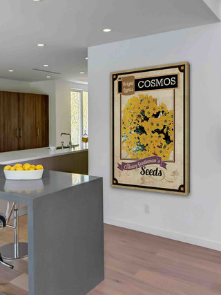 "Flower Packet Cosmos" Painting Print on Canvas