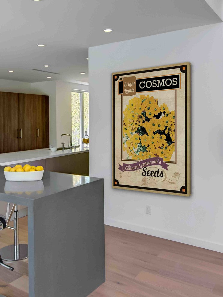 "Flower Packet Cosmos" Painting Print on Canvas