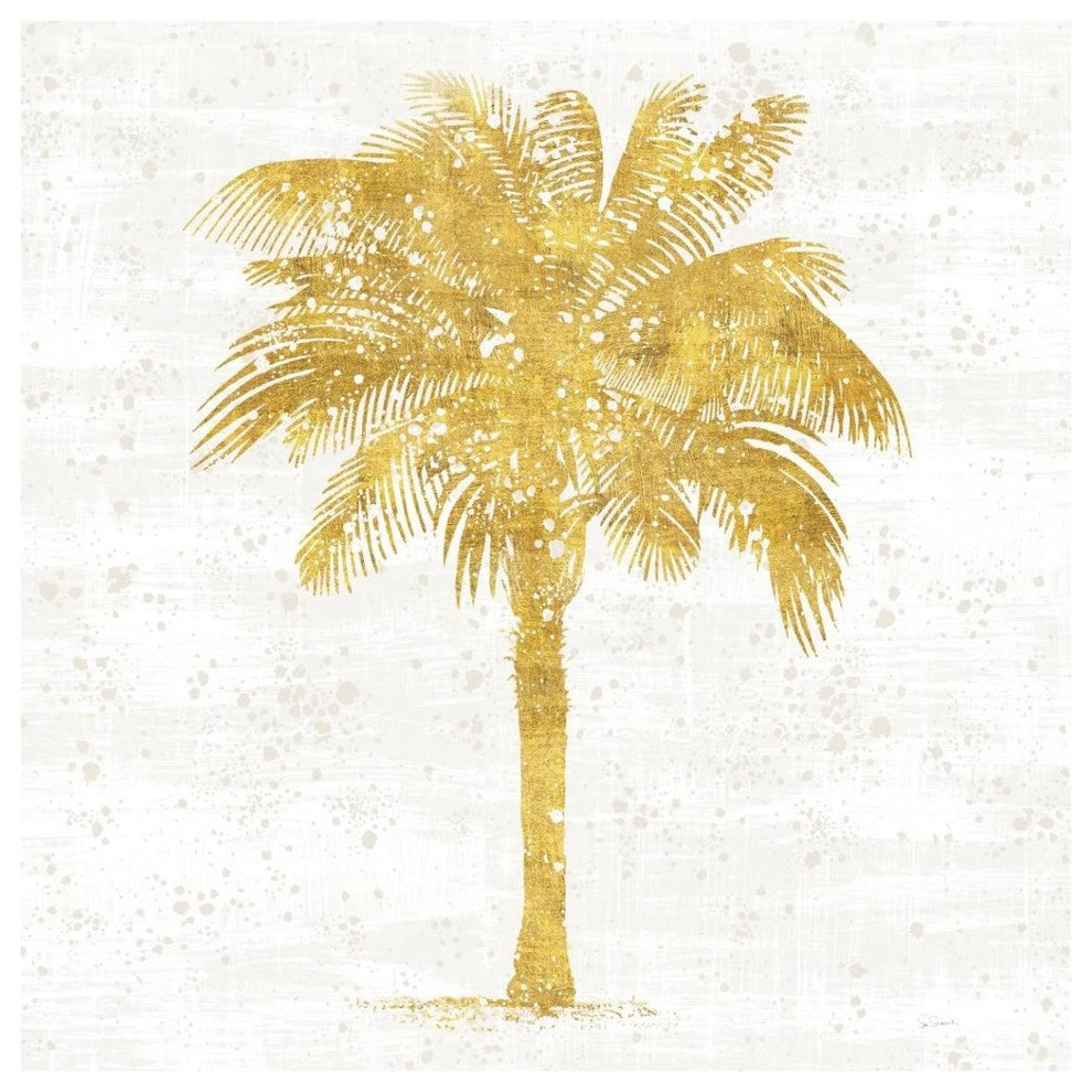 "Palm Coast II On White" Digital Paper Print by Sue Schlabach, 42"x42"