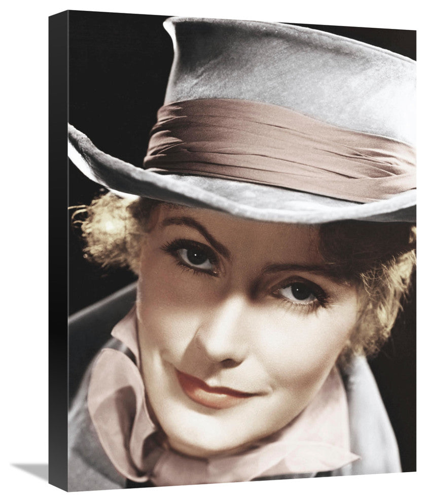 "Greta Garbo" Stretched Canvas Giclee by Hollywood Photo Archive, 17"x22"