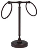 Vanity Top 2 Towel Ring Guest Towel Holder, Antique Bronze