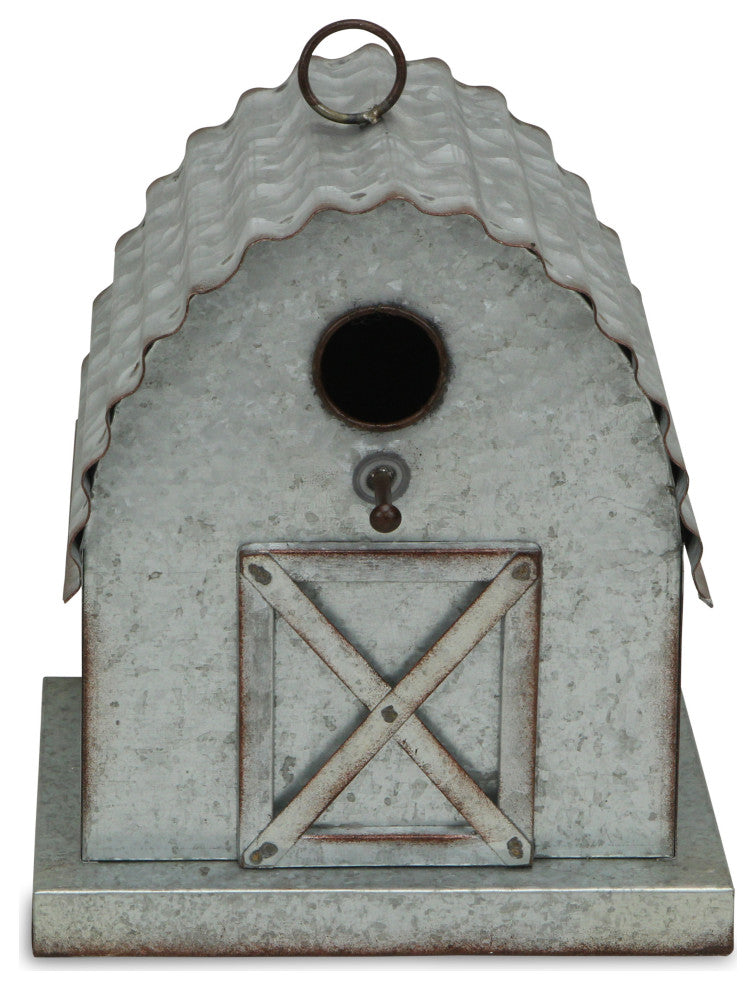 Metal Hanging Birdhouse Decor