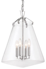 Crystorama Lighting Group VSS-7015 Voss 4 Light 15"W Taper Candle - Polished