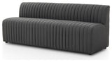 Augustine 82" Dining Bench Fiqa Boucle Charcoal