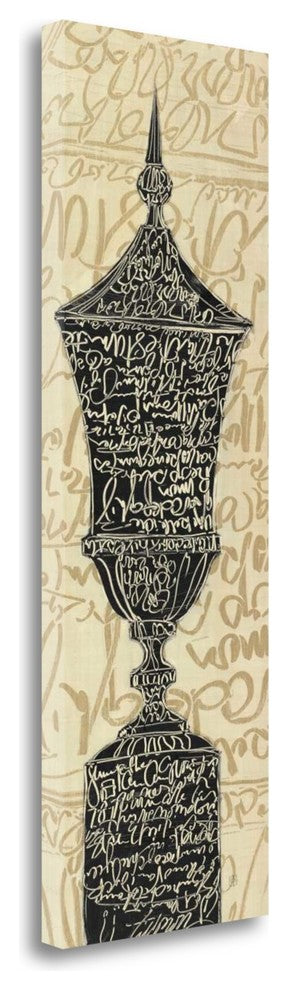 "Scripted Urn I" By Avery Tillmon, Giclee Print on Gallery Wrap Canvas