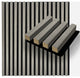 Acoustic Wood Wall Panels | Soundproof Paneling For Wall Decor, Grey, Sample, Acoustica Slim