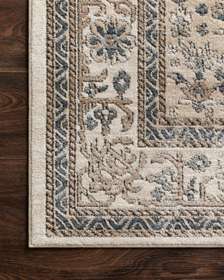 Teagan TEA-02 Area Rug, Oatmeal/Ivory, 2'8"x13'