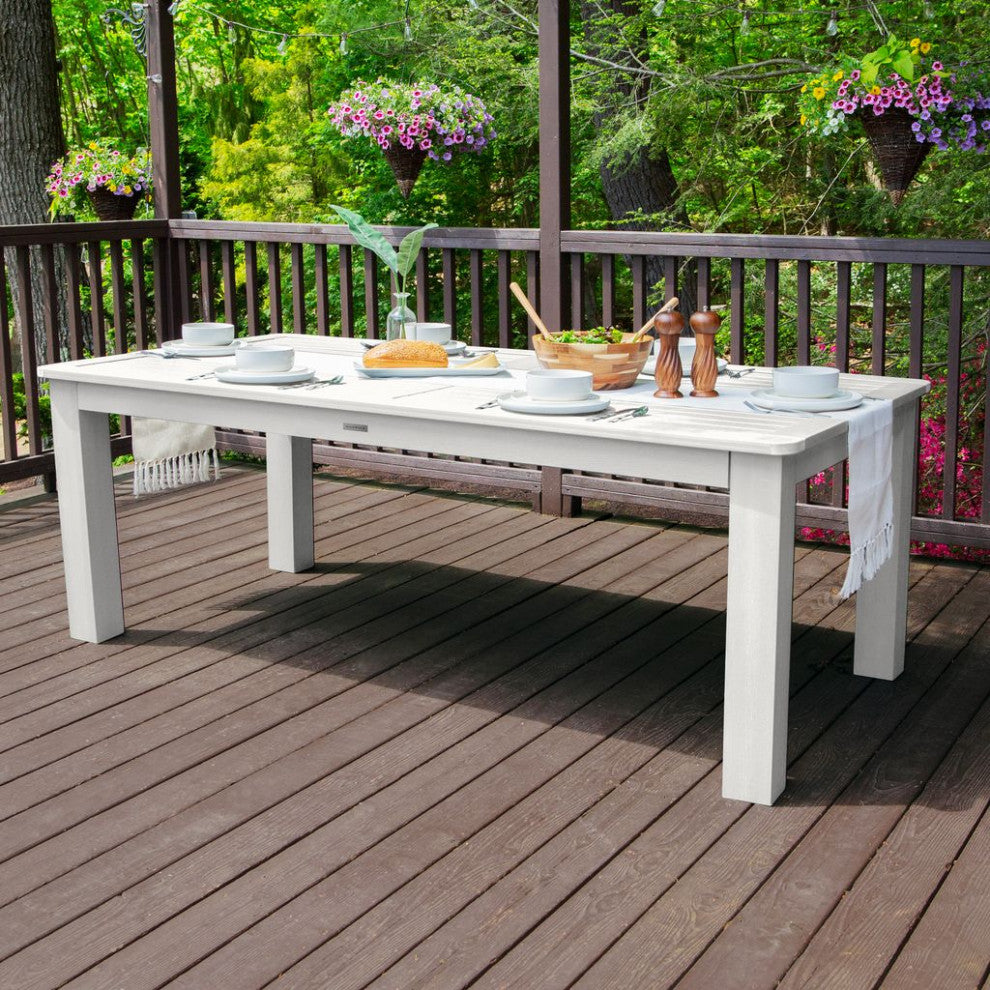 Oversize Rectangle Dining Table, White