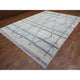 Light Gray Hand Knotted Boujaad Moroccan Berber Design Soft Wool Rug, 10'x13'9"
