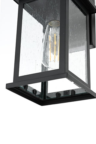 Home Living 6" Outdoor Wall Sconce, Black