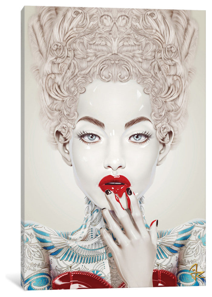 "Porcelain Gallery" by Giulio Rossi, 40x26x1.5"