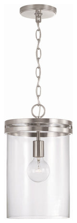 Fuller One Light Pendant, Brushed Nickel