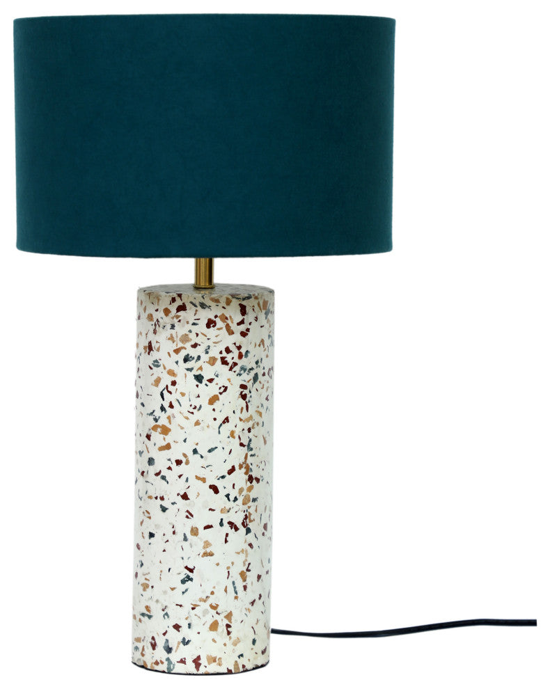 Terrazzo Cylinder Table Lamp