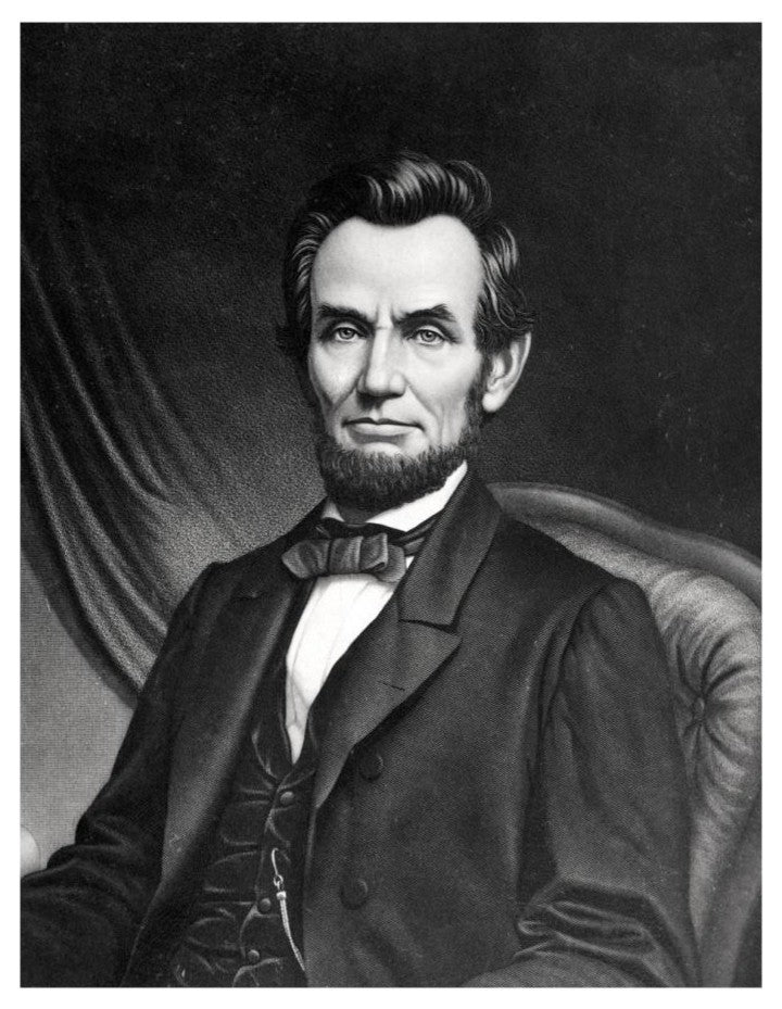 "Abraham Lincoln" Digital Paper Print by Unknown, 14"x18"
