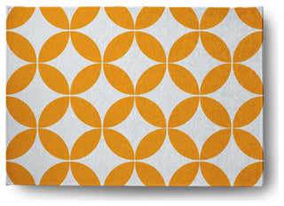 Eye Opener Spring Chenille Rug, Mango, 5'x7'
