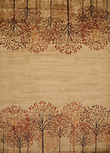 United Weavers Affinity Tree Blossom Rug, Natural (750-05817), 1'10"x3'0"