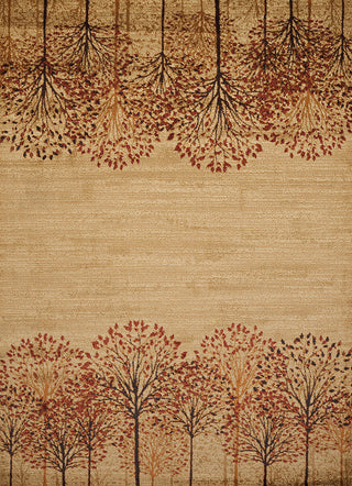 United Weavers Affinity Tree Blossom Rug, Natural (750-05817), 1'10"x3'0"