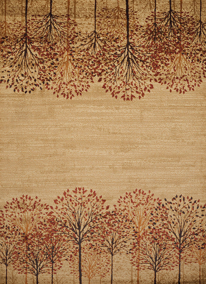 United Weavers Affinity Tree Blossom Rug, Natural (750-05817), 1'10"x3'0"