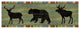 "Lake Lodge XIII" Digital Paper Print by Sue Schlabach, 74"x26"