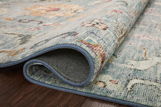 Loloi II Margot Denim / Multi 18" x 18" Sample Rug