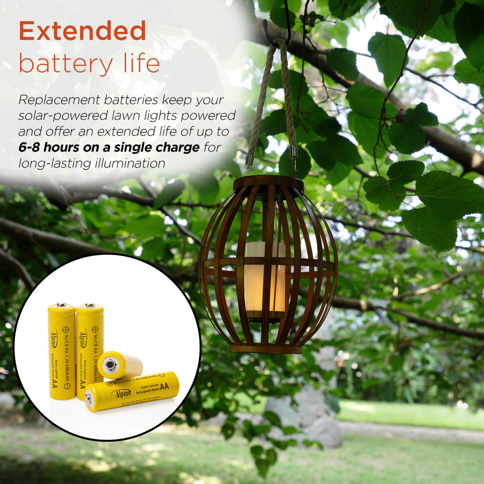 Solar Light Battery 4-Pack, AA