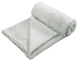 Fox Faux Fur Throw Blanket, Moonstruck, 50''x60''