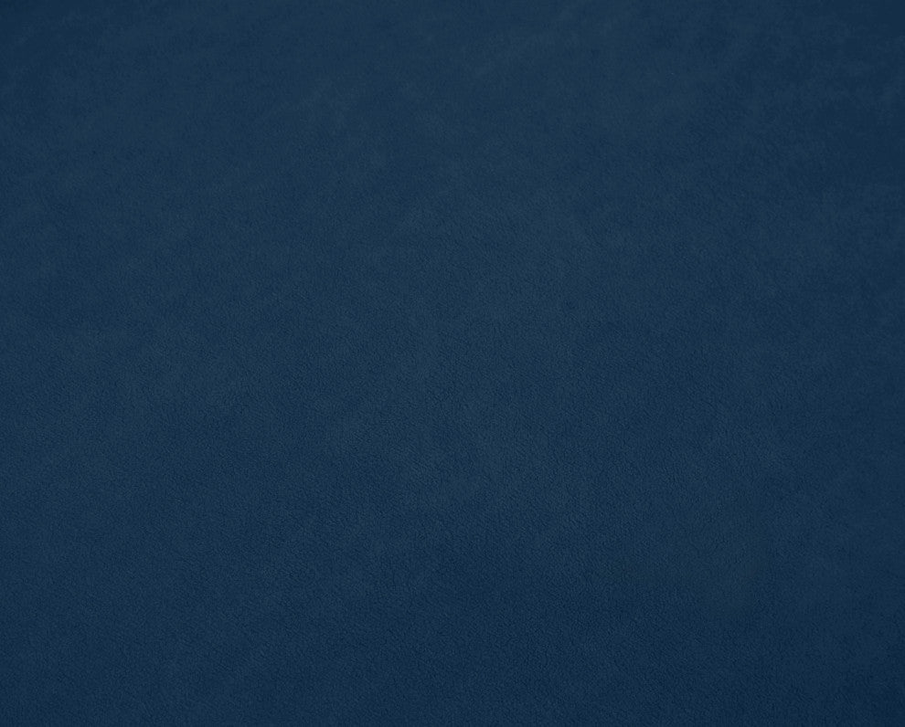 Plush Velvet / Down Standard Comfort 8-Piece U-Shaped Modular Sectional, Navy