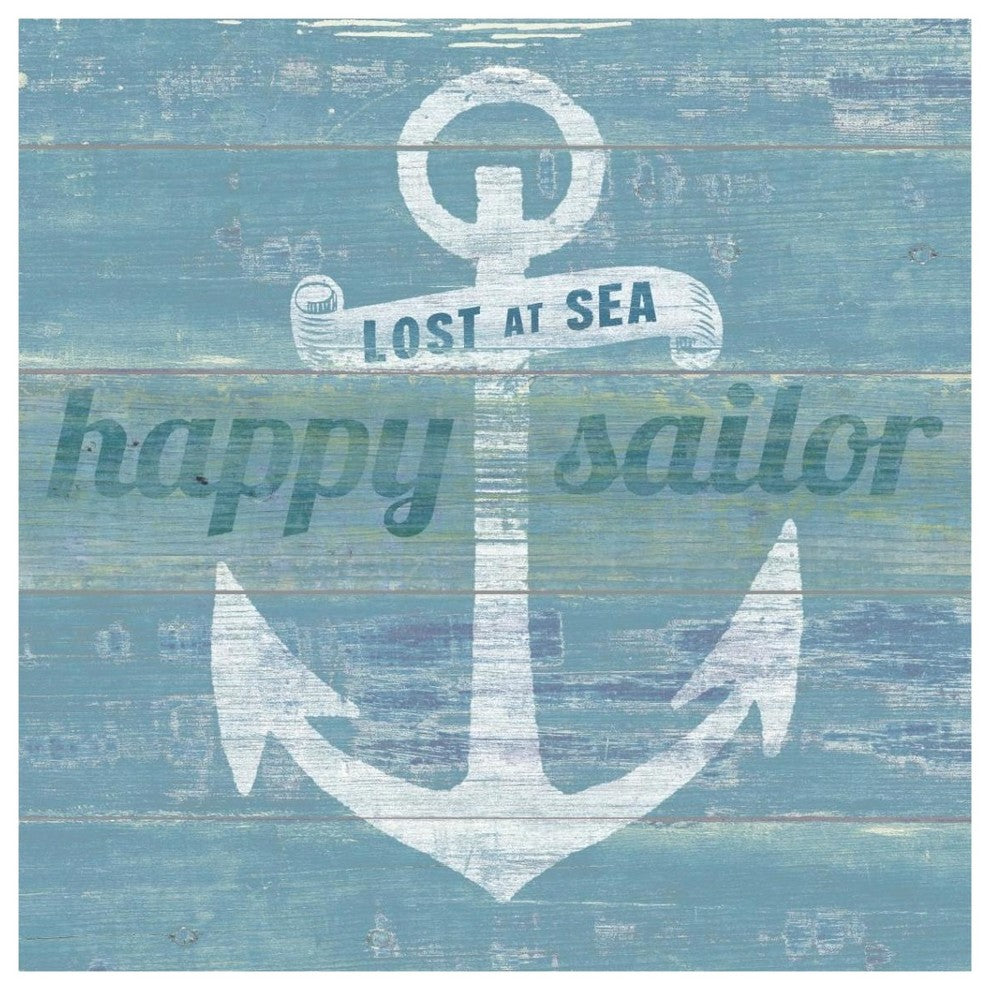 "Drift Anchor" Digital Paper Print by Sue Schlabach, 38"x38"