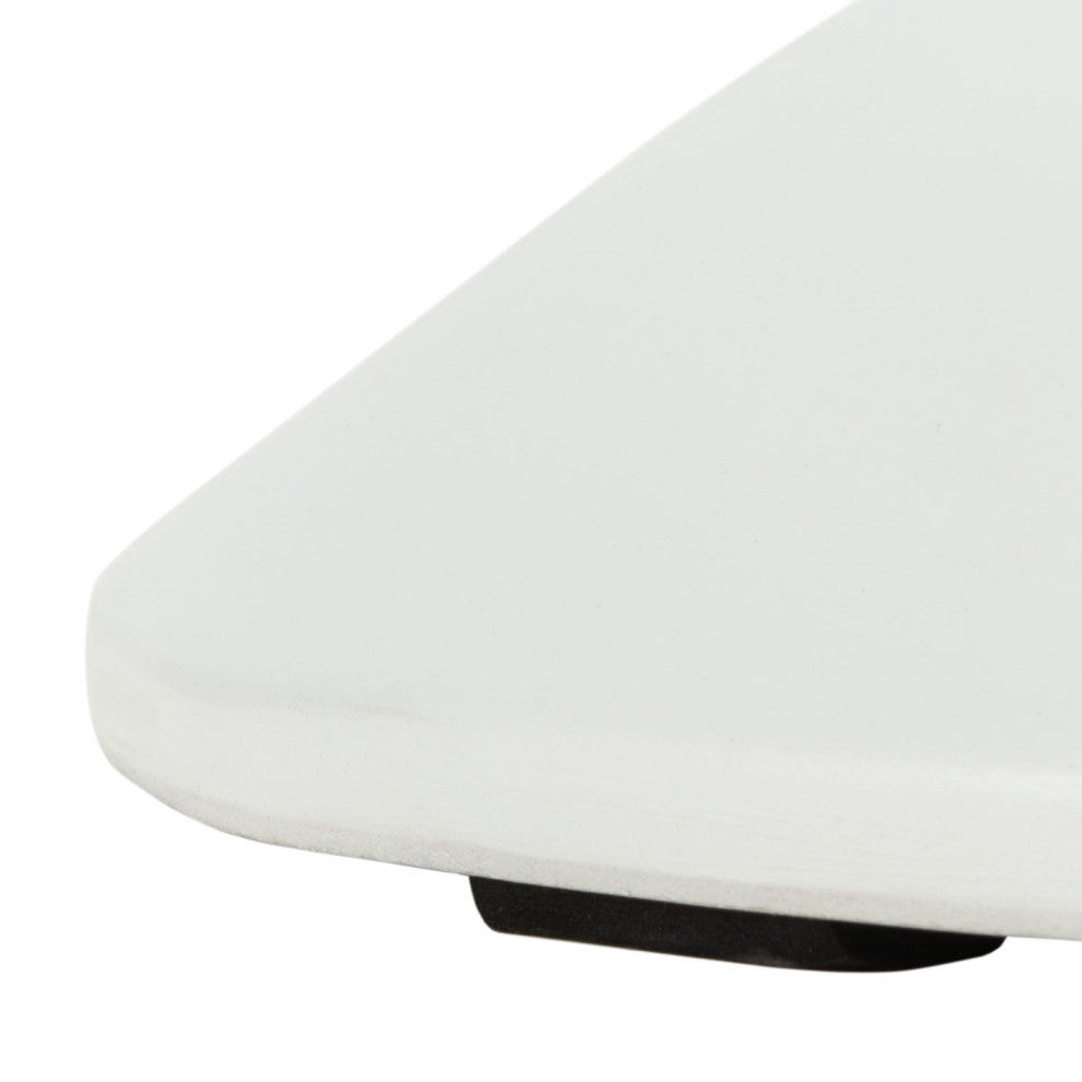 Safavieh Katara Concrete Accent Stool Ivory