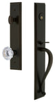 Carre' 1-Piece Dummy Handleset, S Grip and Fontainebleau Knob, 849058