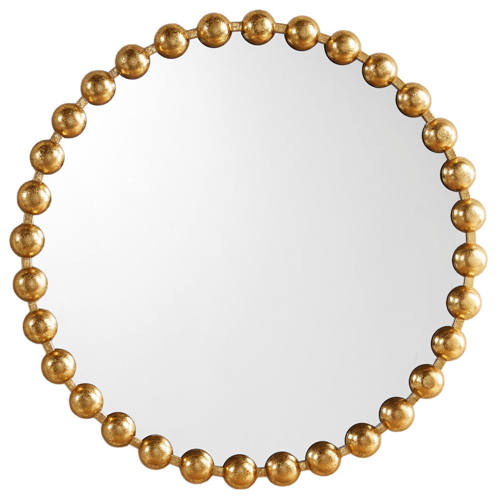 Madison Park Signature Round Iron Framed Wall Decor Mirror