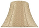 30028 Bell Shape Spider Lamp Shade, Gold, 18" wide, 9"x18"x13"