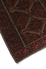 Semi Antique Debbie Rust/Charcoal Rug, 3'11x6'10