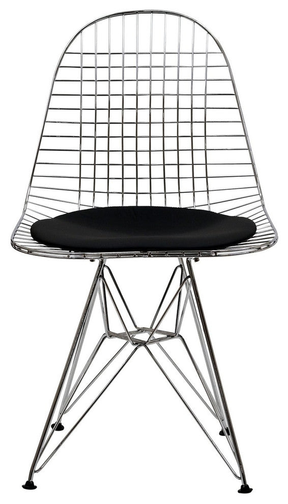 Modern Contemporary Kitchen Dining Side Chair Black