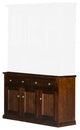 Eagle Furniture, 54" Coastal Dining Buffet, Midnight Blue, With Hutch