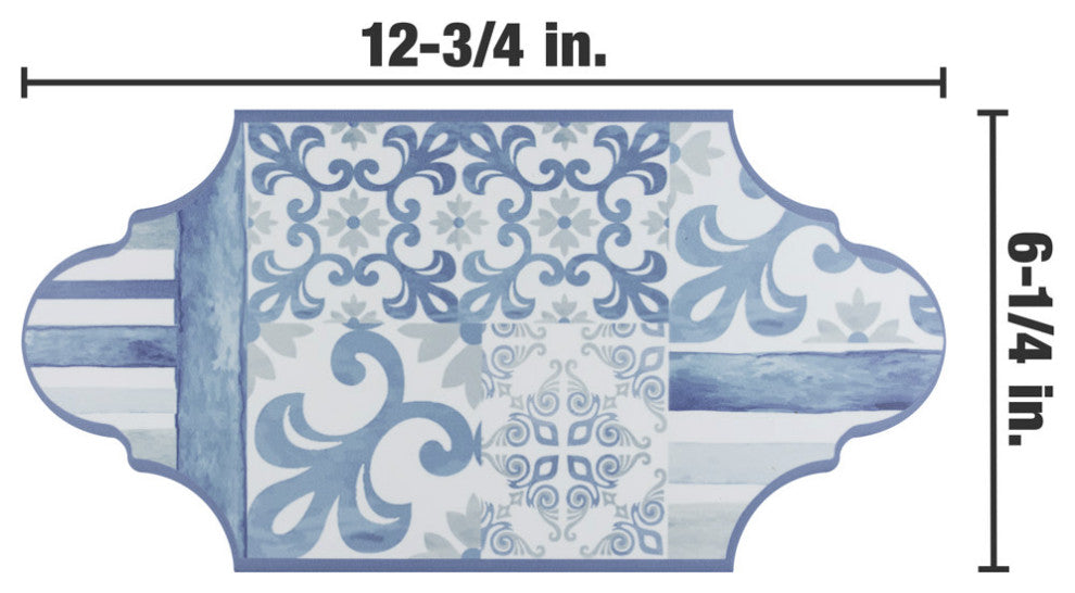 Royal Garden Provenzal Blue Porcelain Floor and Wall Tile