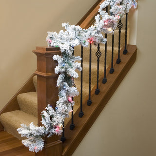 Vickerman Artificial Flocked Alaskan Garland