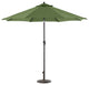 Royal Garden 9' Aluminum Crank and Tilt Market Umbrella, Green
