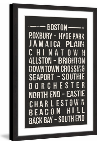 "Famous Boston" Framed Painting Print, 16x24
